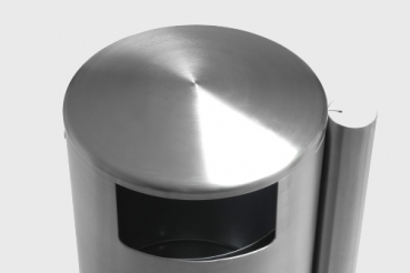 Abfalleimer CITY 110 Liter aus Edelstahl